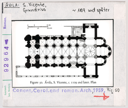 Vorschaubild Avila: San Vicente, Grundriss 